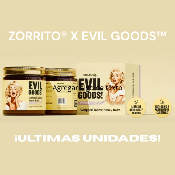 EVIL GOODS™ - Crema de Sebo de Res y Miel de Manuka